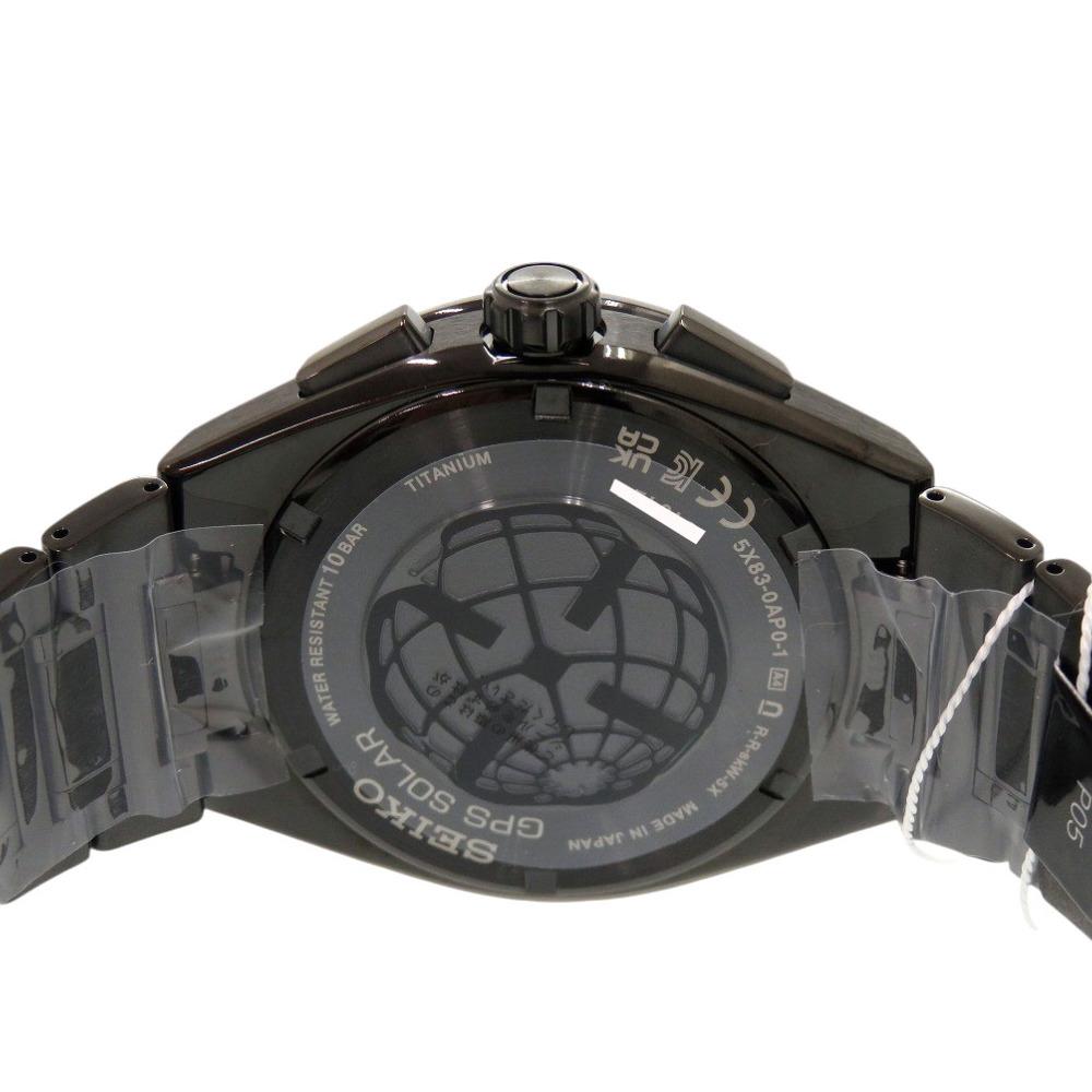 Used AUTHENTIC SEIKO SBXC179 5X83-0AP0-1 Astron Nexter Black Titanium Wristwatch