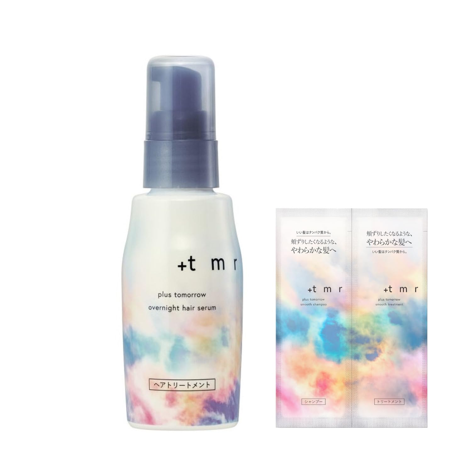

[Amazon.co.jp Exclusive] Plus Tomorrow +tmr: Overnight Hair Serum + Bonus Protein Hair Care Damage