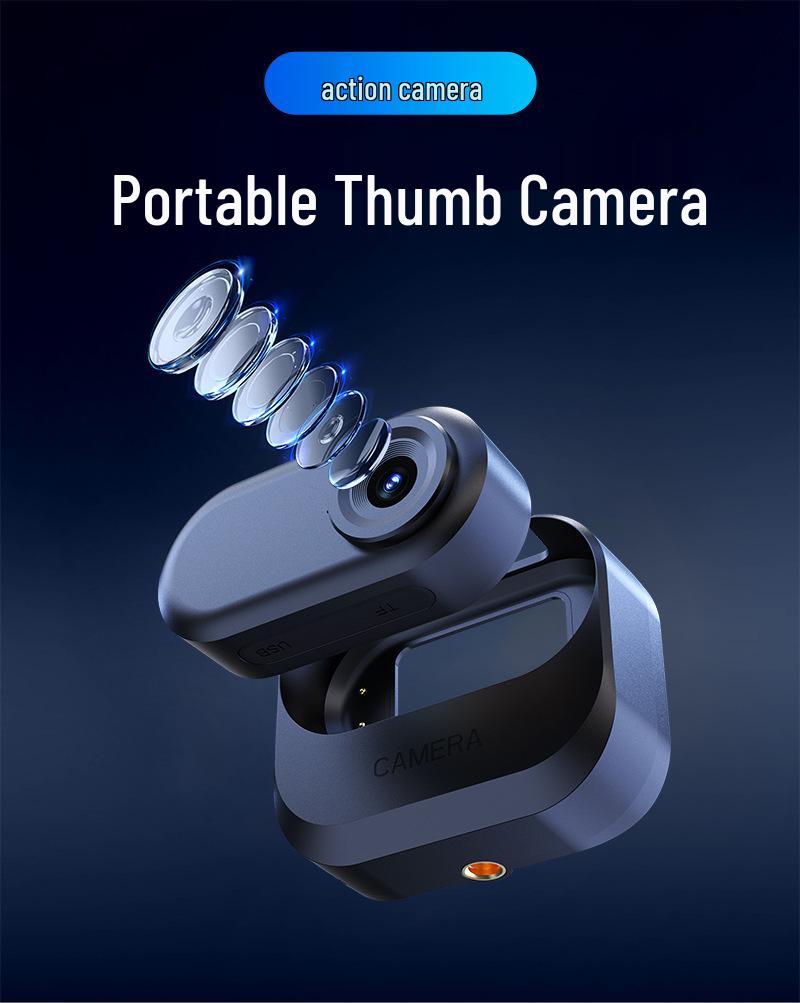 Portable Cross-Border Chest and Neck Action Camera for Vlogging, Student, and Pet Recording