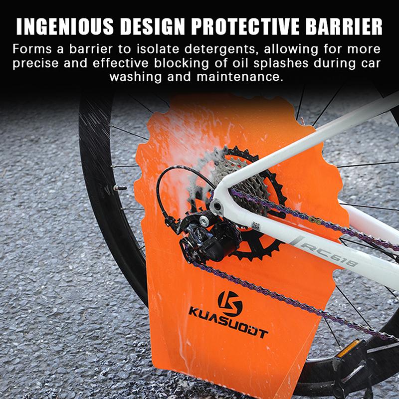 Bicycle Motorcycle Washing Disc Brake Cleaning Protection Cover Anti Grime Guard Wheel Cover For Road Mountain Bike