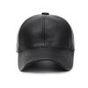 Berretto da baseball unisex solido da donna per uomo Cappellino snapback hip-hop in pelle PU per uomo Donna Berretto da baseball Cappelli da camionista regolabili per cappello da sole