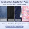 1Roll Melt Double Sided Tape Super Sticky Adhesive Clothing Fabric Seamless Seamless Iron Heating Household Repair of Various