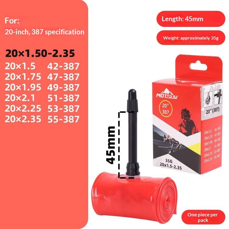 Tpu Bike Inner Tube Camera 16 18 20 22 Inch Mountain Bicycle Tire The Length Of The Nozzle Is 45/65 Mm.