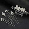 Silver Bride Hair Pins Gold Hair Fork Vintage Wedding Headwear  Headpiece