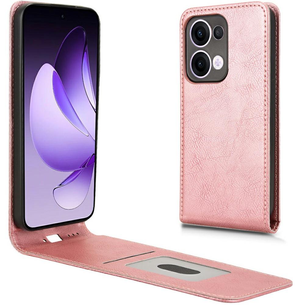 

Для Oppo Reno13 5G (Глобальний) Чохол для телефону зі слотом для картки, магнітний, вертикальний, відкидний, шкіряний C