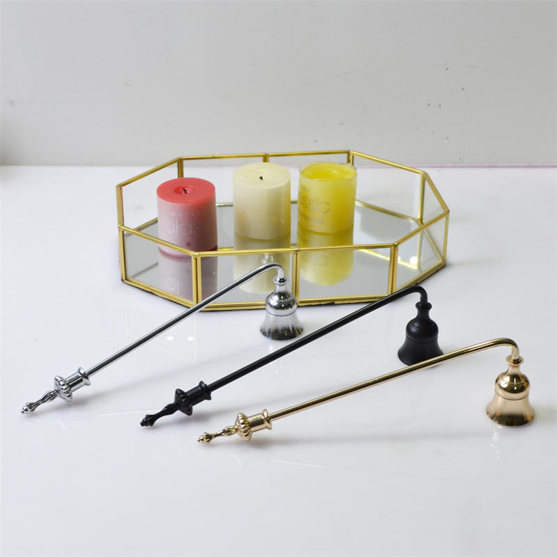 1PC Candle Extinguishing Tool Candle Stopper Polished Surface Bell Shaped Extinguish Cover for Candle Lovers 3color optional