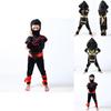 Atemberaubendes Jungen Kinder Ninja Assassine Samurai Krieger Kostüm für Halloween