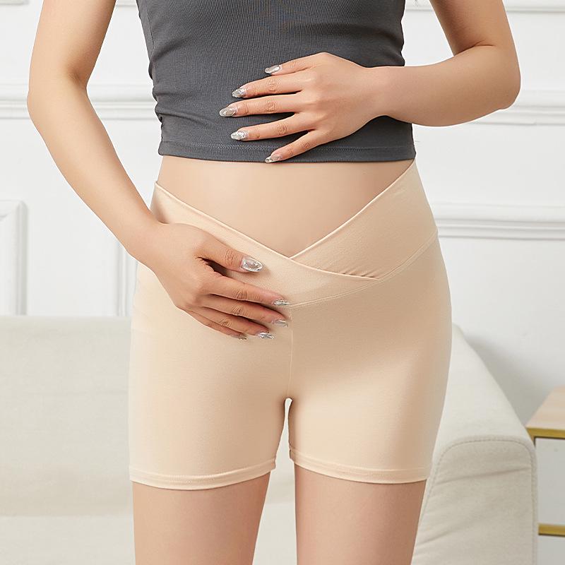 Women's Antibacterial Maternity Safety Leggings Shorts