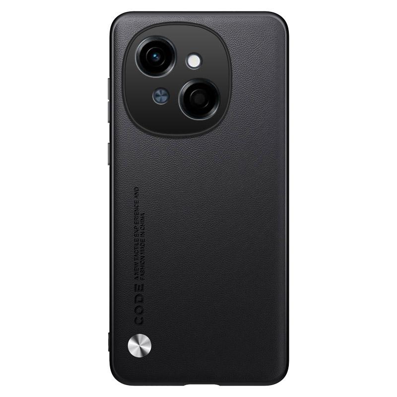 Pro Tecno POP 9 Obyčejný PU kožený kryt pro Tecno POP9 Spark GO 1 2024 Matný silikonový nárazník Anti-Shock Hard Skin Case pro Tecno POP9