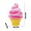 Ice Cream Squishy, Simulation Food Squeeze, Slow Rise Stress Ball, Sensory Fidget, Office Desk Decor, Anxiety Relief