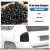Folia Ochronna na Lampę Tylną Naklejka Dekoracyjna na Lampę Tylną Do Jeep Compass 2011-2016 Plastik ABS Akcesoria Zewnętrzne