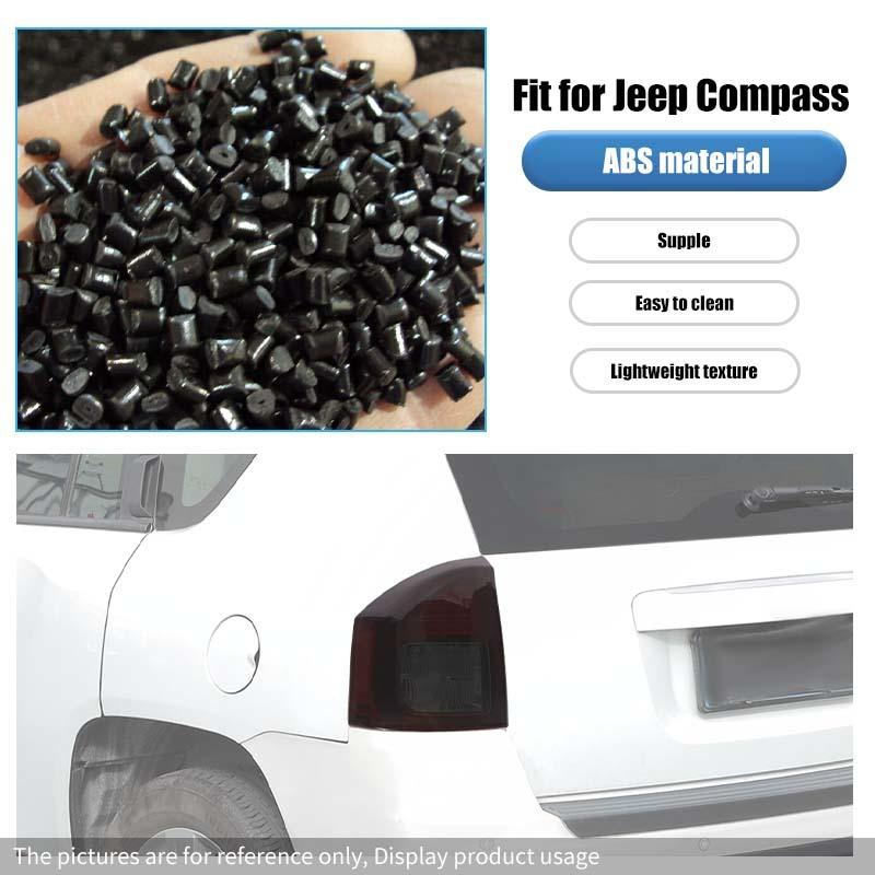 Folia Ochronna na Lampę Tylną Naklejka Dekoracyjna na Lampę Tylną Do Jeep Compass 2011-2016 Plastik ABS Akcesoria Zewnętrzne