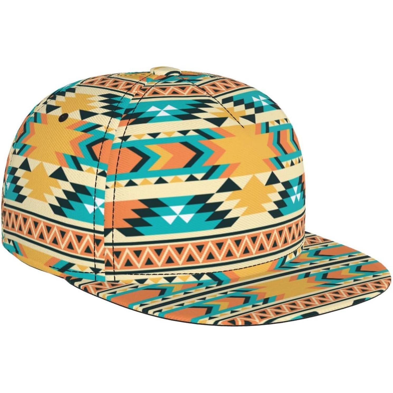 My Extreme Outdoor Activities Women's Western Ethnic Aztec Native American Pattern Baseball Cap For Men Adjustable Trucker Hat Snapback Sun Dad Cap Unisex Cm