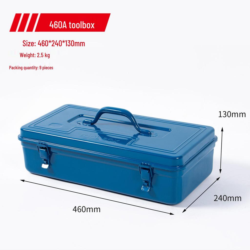 Industrial Grade Large Capacity Portable Toolbox with Multifunctional Storage for Automotive Repair