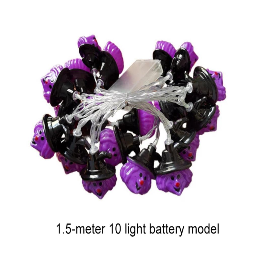 New Halloween String Battery Box Light Horror Decorative Light Halloween Mix And String