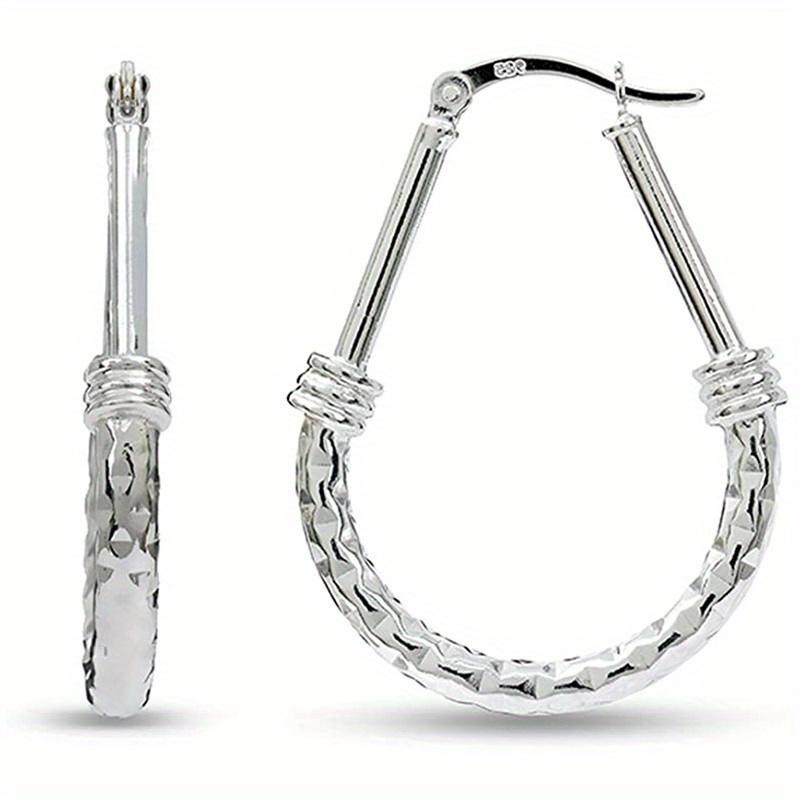 1 Pair, Fashionable and Simple Large Earrings, Earrings, Suitable for Daily Wear
