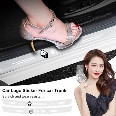1 Stück Transparenter Auto-Kofferraum-Emblem Schutzaufkleber Autozubehör Für Dacia Clio Laguna 2 Megane 2 3 Duster Logan Captur