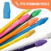 Mr. Pen- Pencil Erasers Set, 60 Pack Pencil Top Erasers, 6 Pencil Erasers, Latex-Free & No Smudge