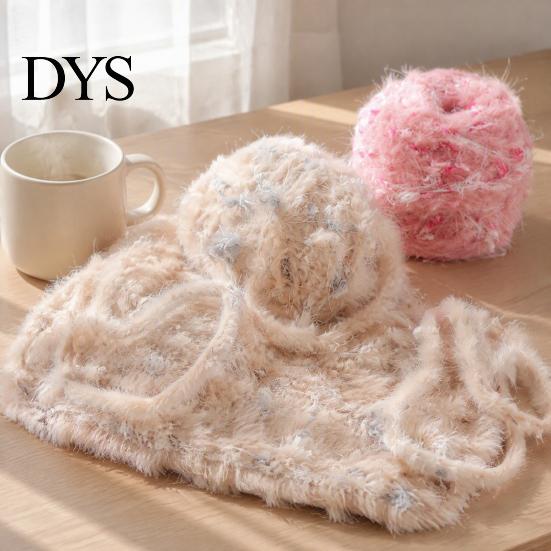 Filato Finto Mohair 33M Filato Misto Pelliccia, Morbido Peluche per Uncinetto Maglia Maglieria, Maglione Fai-da-Te Sciarpa Cappello Tessitura Artigianato Colorato Principianti Setoso Misto