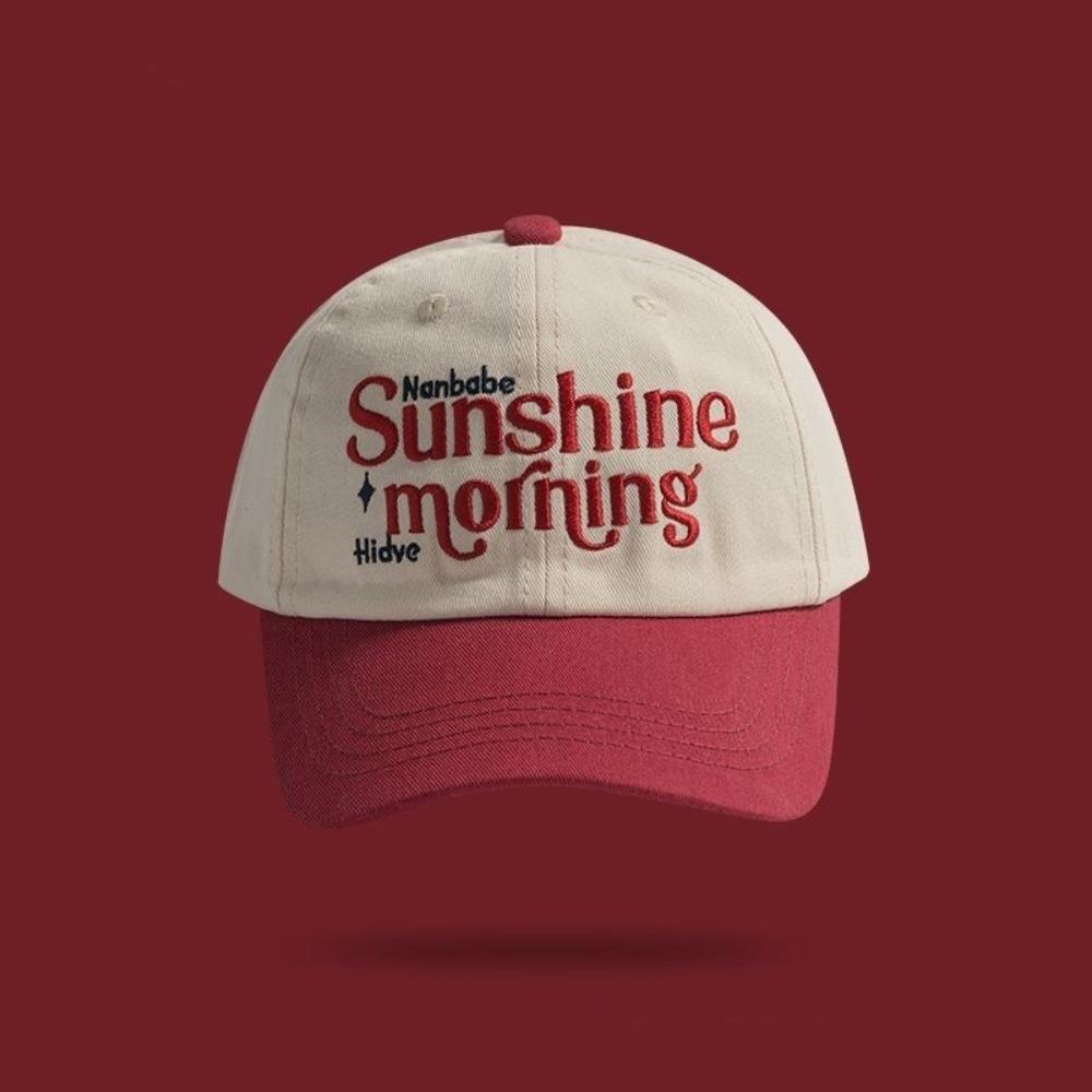 Versatile Baseball Cap Adjustable Patchwork Cap Casual Sun Visor  Unisex