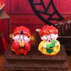 Five-Way God of Wealth Car Console Resin Ornament - Birthday Gift for Friends