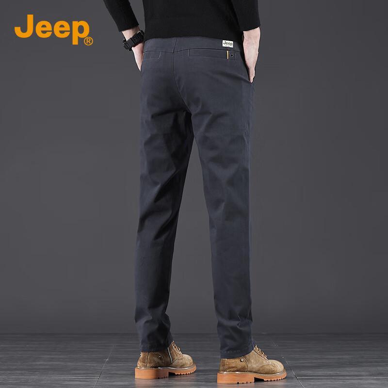 Jeep Men's 2025 Autumn/Winter Casual Straight-Leg Trousers