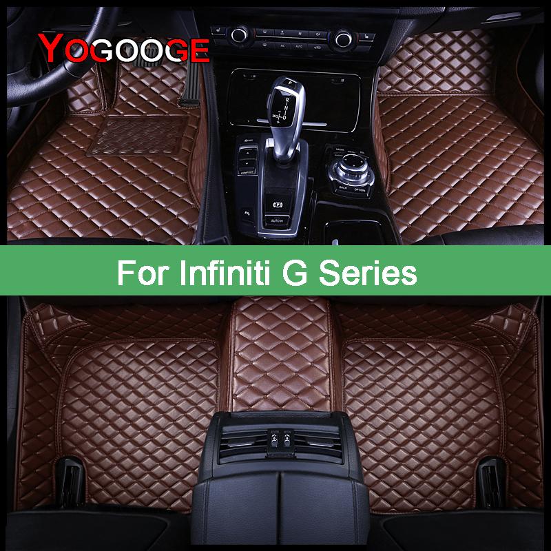 

Автомобильные коврики YOGOOGE для Infiniti G серии G25 G35 G37, аксессуары для ног, авто