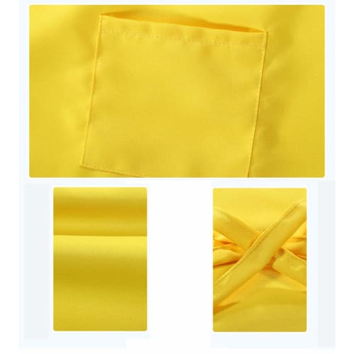 Mfay Smock Children's Plain Apron for Boys and Girls, Perfect for Lunch, Drawing, Kindergarten, and Daycare, 12 Colors Available, Navy, Size L