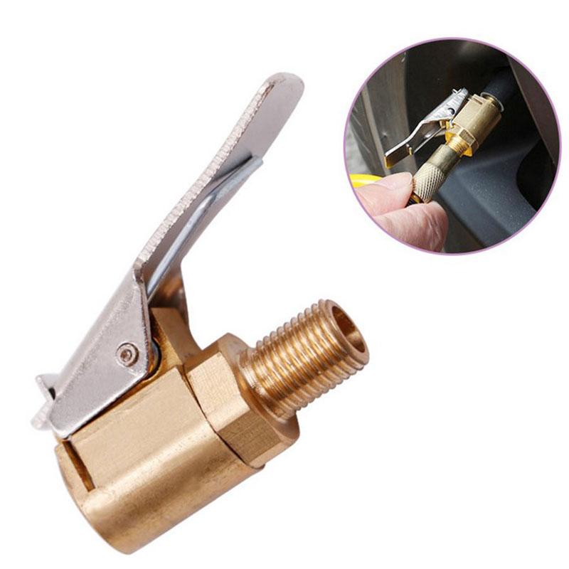 

Car 8Mm Tyre Wheel Tire Air Chuck Inflator Pump Valve Clip Clamp Connector Adapt onesize