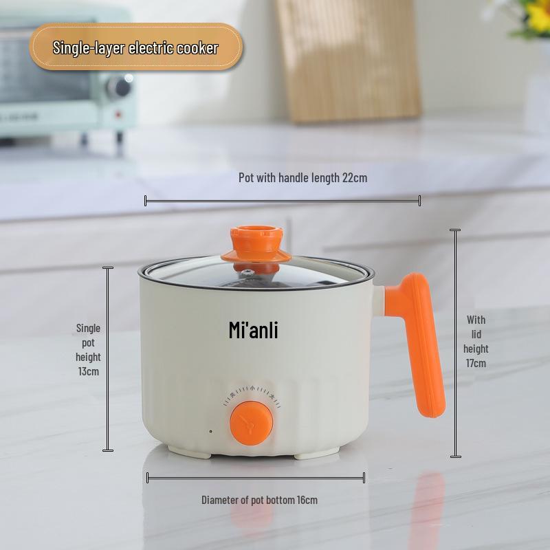 Mini multicooker electric multifuncțional: Gătește la abur și gătește pentru o persoană, Ideal pentru cămine