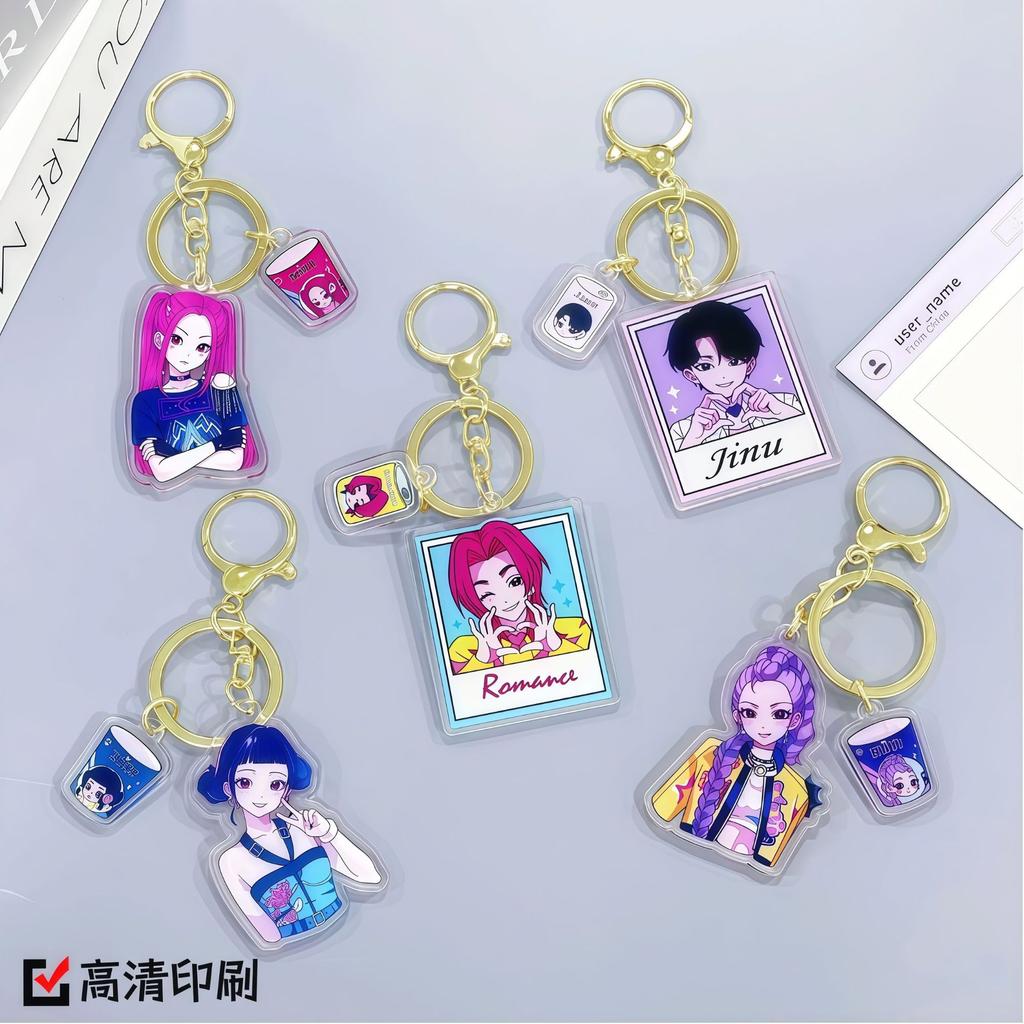Hot Selling Witch Hunt Anime Peripheral Outdoor Student Backpack To Give To Friends Double-sided Spray Acrylic Keychain Fashion