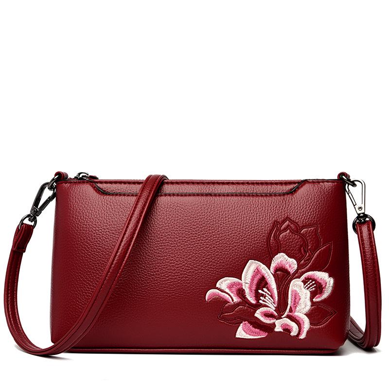 Embroidered Floral Women's Crossbody Clutch - 2025 New Chinese Style