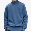 Fred Perry [baseline] Half Zip Sweatshirt   Midnight Blue Afpm2433574 W98