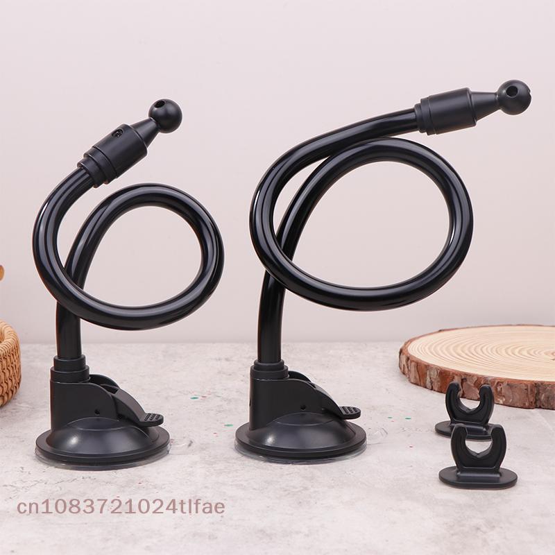 YY30-17MM Ball Head Hose Sucker Base For Wireless Car Charger 20W Car Mobile Phone Tablet Holder Accessories 2 Lengths