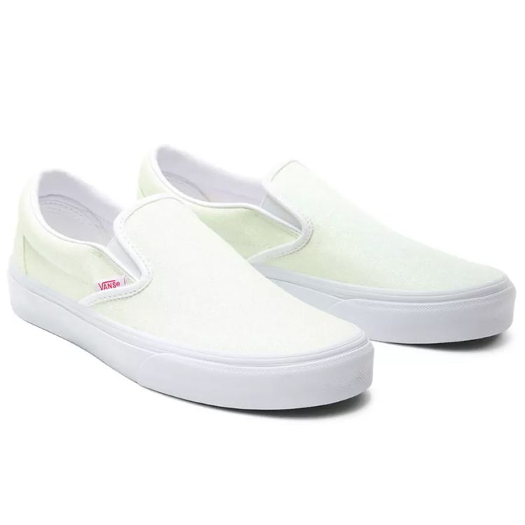 Vans Classic Slip-On UV Glitter Men Sneakers Multi-Color Pink True-White VN0A33TB3UA