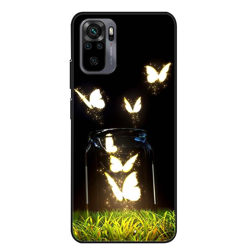 For Xiaomi Redmi Note 10s Case Shockproof Silicone Cartoon Soft Cover for Redmi Note 10 Pro Phone Cases Note10 4G 10T 5G 10 S
