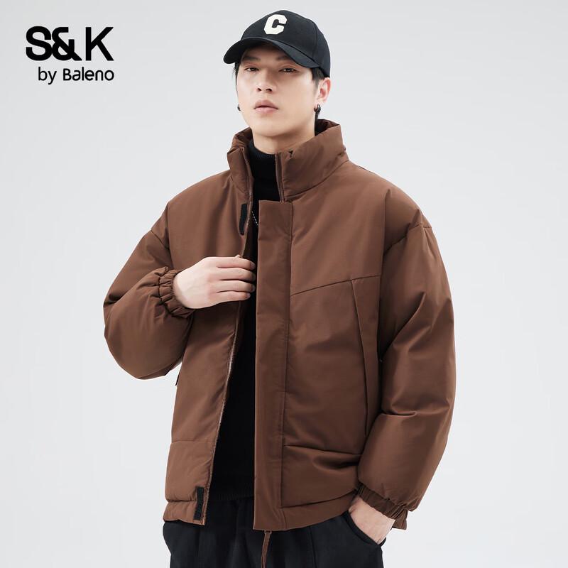 Baleno S&K Amerikanischer Stil Minimalistische Herren-Baumwolljacke
