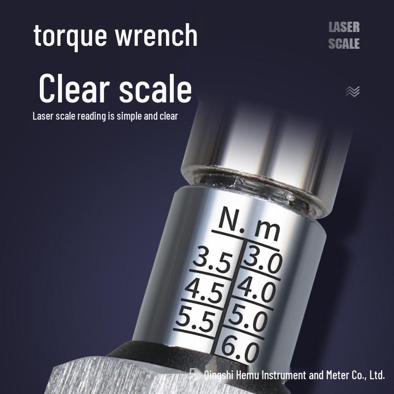 HEMUELE Adjustable Torque Screwdriver Handle with Free Spin Slip and Bit Holder
