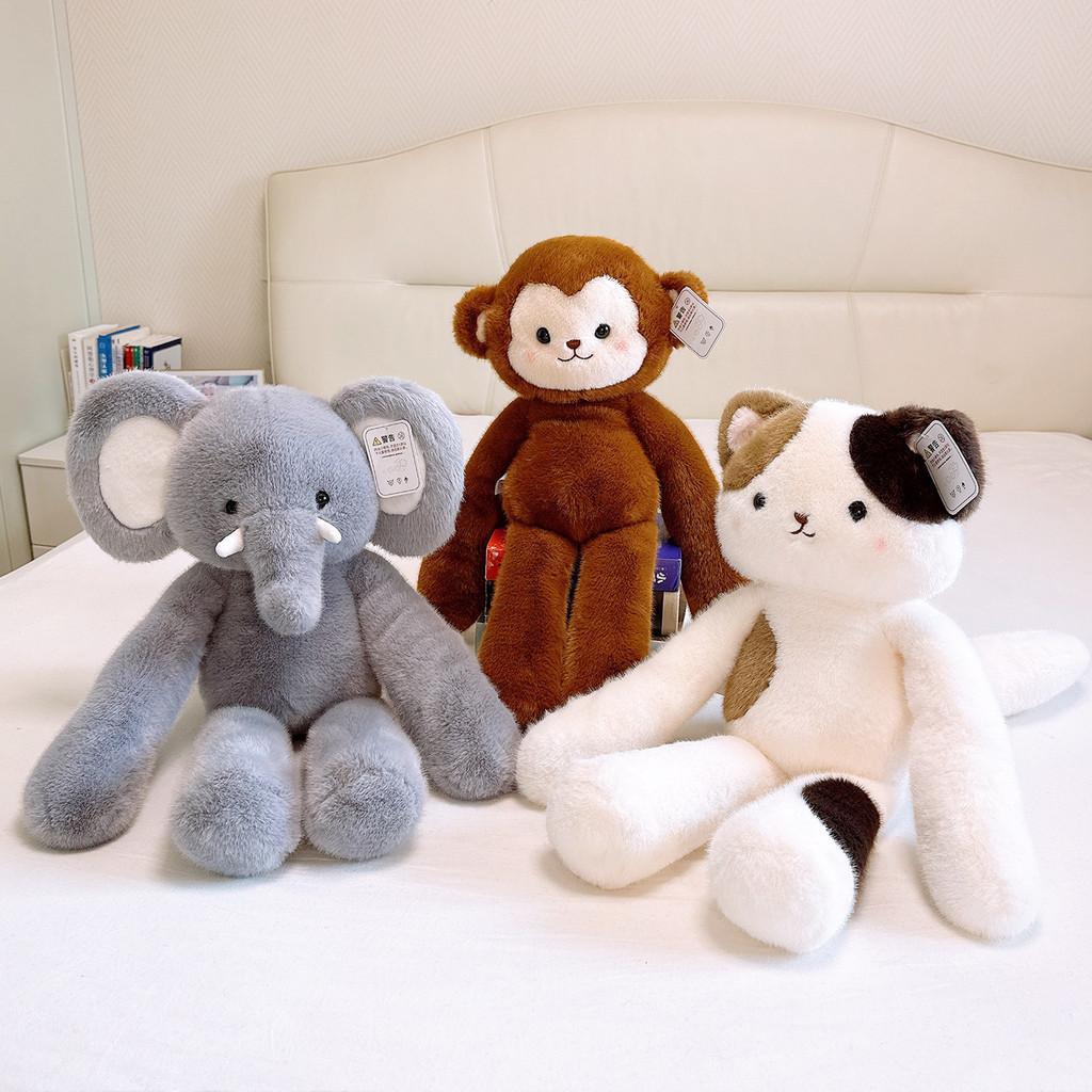 Plush Monkey Animal Pillow Large Soft Toy For Kids And Adults