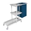 North Mansion Push-Type Stainless Steel Cleaning Cart