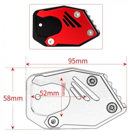 For Honda CBR650R -2025 Foot Side Stand Extension CBR 650R Kickstand Plate