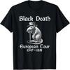 European Tour Black Death Graphic Medieval Plagues Outfits T-Shirt