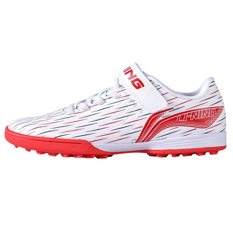 Li Ning Kids Speed Shadow TF Comfortable Kids Football Shoes Kids Football Shoes Red YKGU026-7