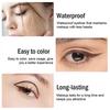 Wasserfester schwarzer Eyeliner-Stift, wischfest, langanhaltend, anfängerfreundliches Augen-Make-up, hochpigmentierter schwarz-weißer Eyeliner-Stift