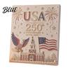 American Flag Painting 250th Anniversary Pearl Kit USA DIY Art Patriotic Craft Kit Set Bead for Beginners Adults Relaxation