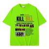 Hot Quentin Tarantino Classic Action Movie Kill Bill T Shirts Summer Men Women Fashion Casual Tshirt Male Vintage Streetwear