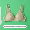 Triangle Cup Lace Wireless Bra - 100% Mulberry Silk, Sexy & Lightweight for Summer