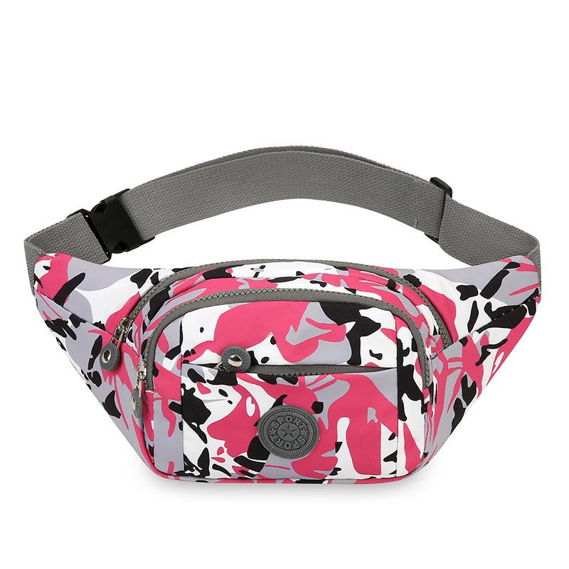 New Ladies Purse Colorful Printing Large Capacity Casual Slung Chest Bag Portable Mobile Phone Bag Cashier Wallet
