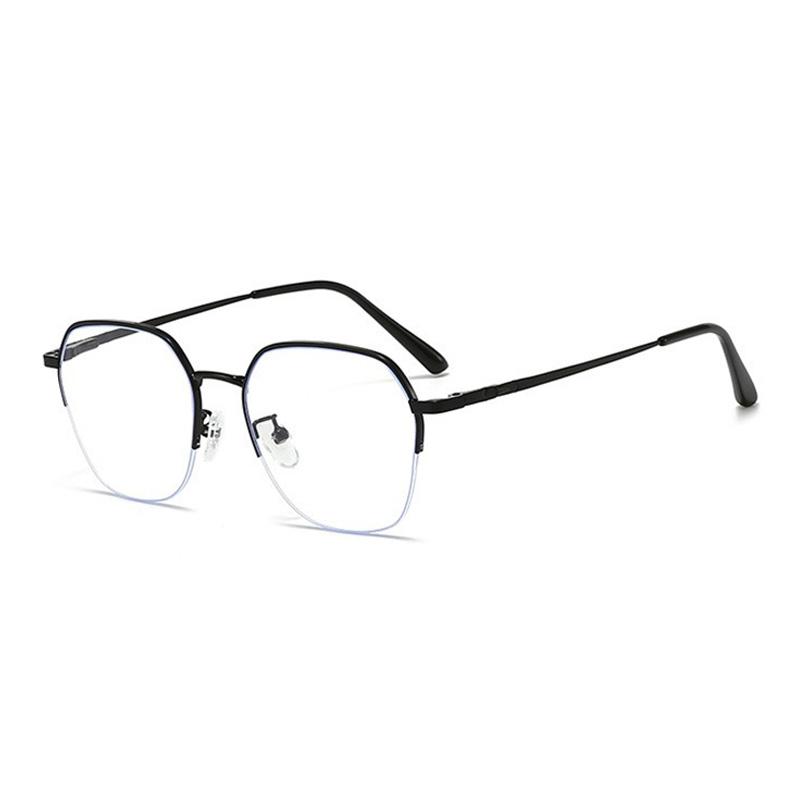 Magnetic Clip-On Glasses Frame Polarized Sunglasses Driving Sunglasses 3 IN 1 Half-frame Metal Stainless Steel