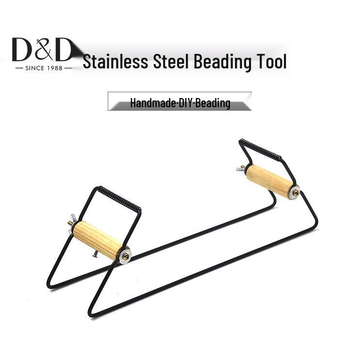 Dětský korálkovací stroj v evropském stylu pro vlastní výrobu: Nástroj pro navlékání náramků z dřeva a nerezové oceli